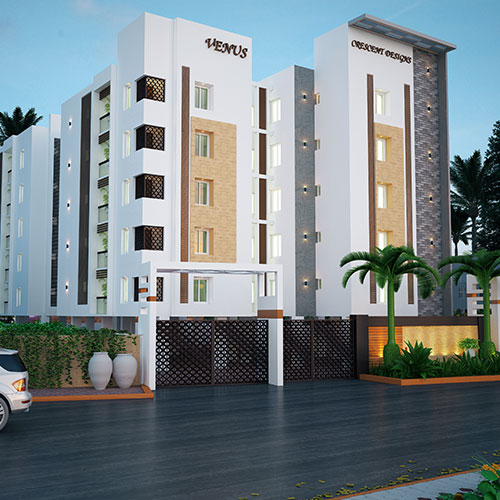 Everlasting uPVC windows at Venus Apartments by Crescent, Shivaya Nagar, Salem